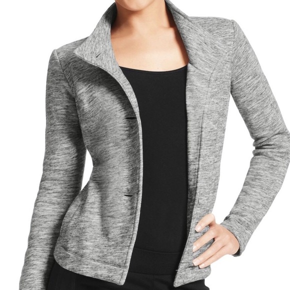Cabi Knit Heathered Button Up Blazer - Picture 1 of 7